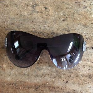 Jessica Simpson Oversized Black Sunglasses